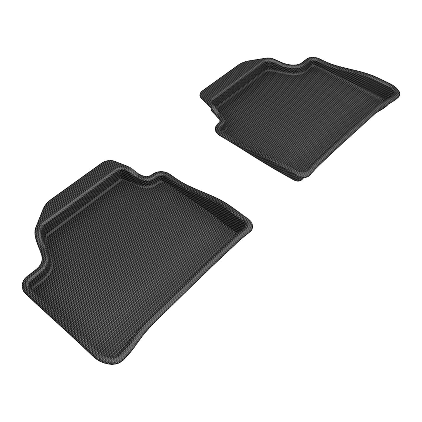 3D Maxpider L1BM03621509 12-19 BMW 1 Series Kagu  Rear Floor Mat- Black