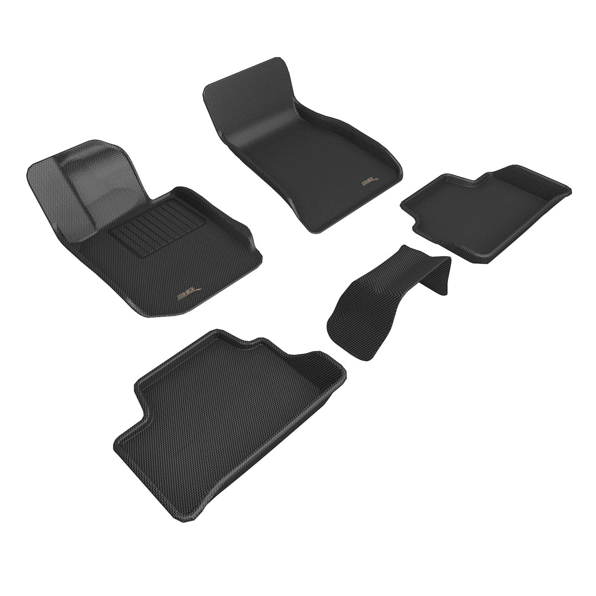 3D MAXpider KAGU 1st & 2nd Row Floor Mats for 2019-2026 BMW 3 Series (G20) - L1BM10301509