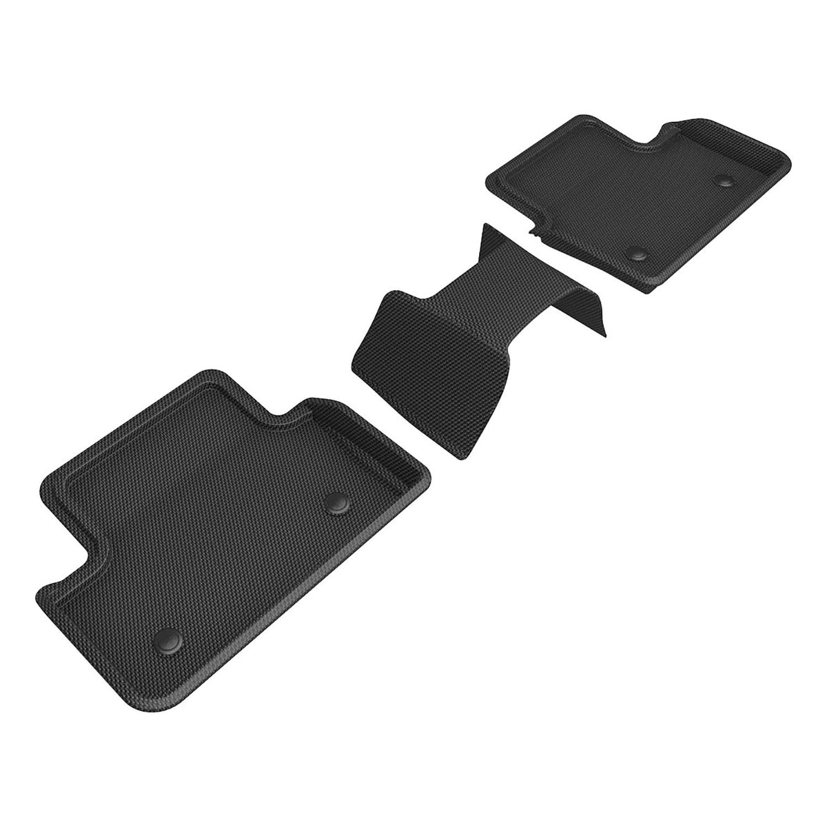 3D MAXpider KAGU 2nd Row Floor Mats for BMW I5 (G60) 2024-2026 - L1BM15421509