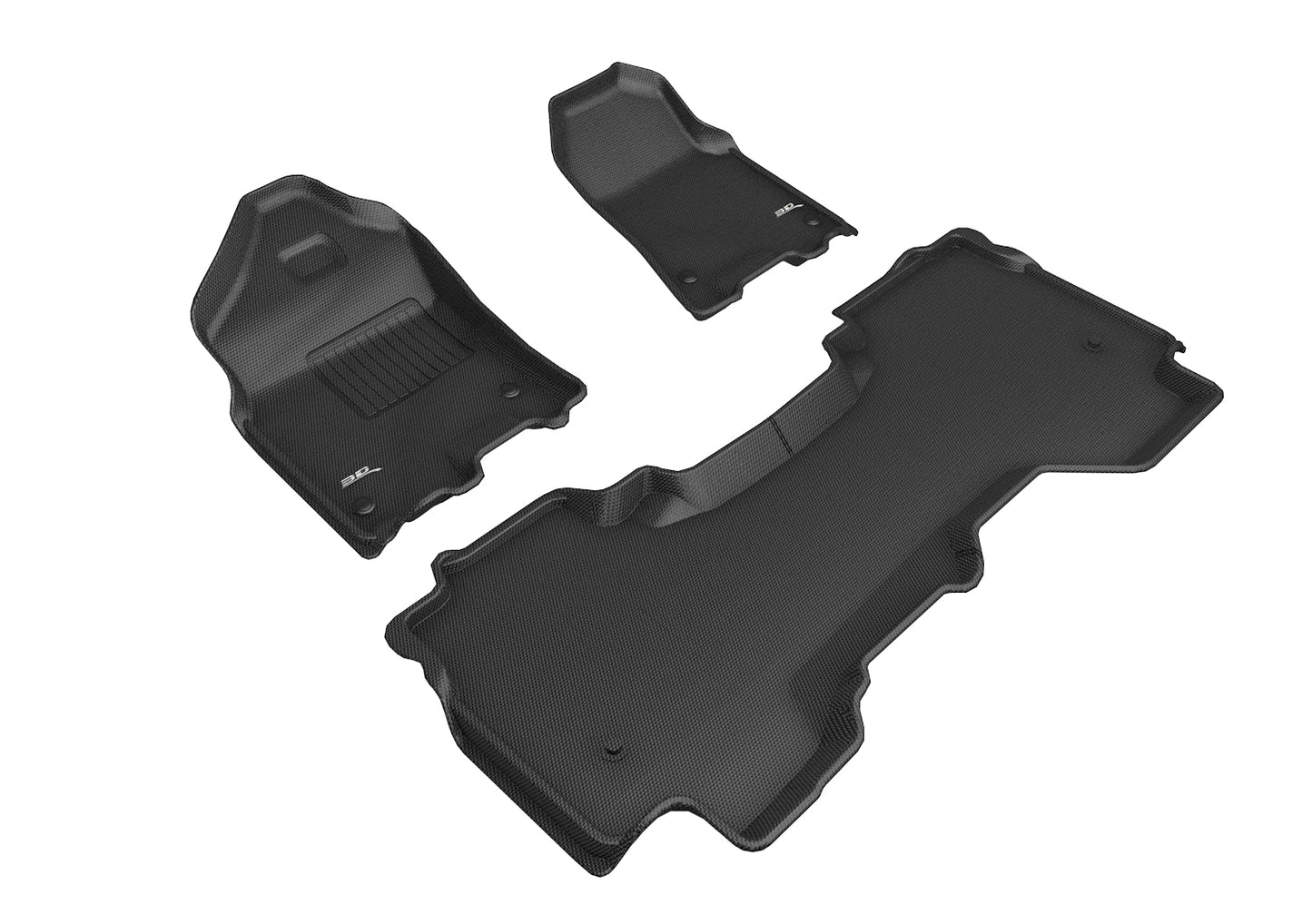 3D Maxpider L1DG03101509 19-24 Dodge Ram 1500 Quad Cab W/ Bucket Front Row Kagu Black R1 R2