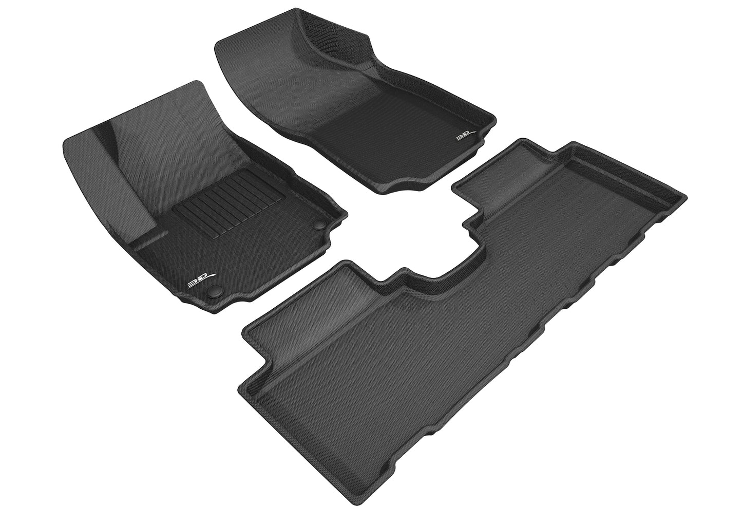 3D MAXpider L1GM02301509 2018-2020 GMC Terrain Kagu 1st & 2nd Row Floormats - Black