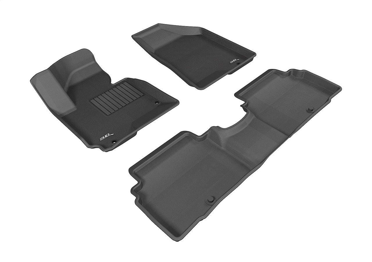 3D MAXpider L1KA00701509 2011-2013 Kia Sportage Kagu 1st & 2nd Row Floormats - Black