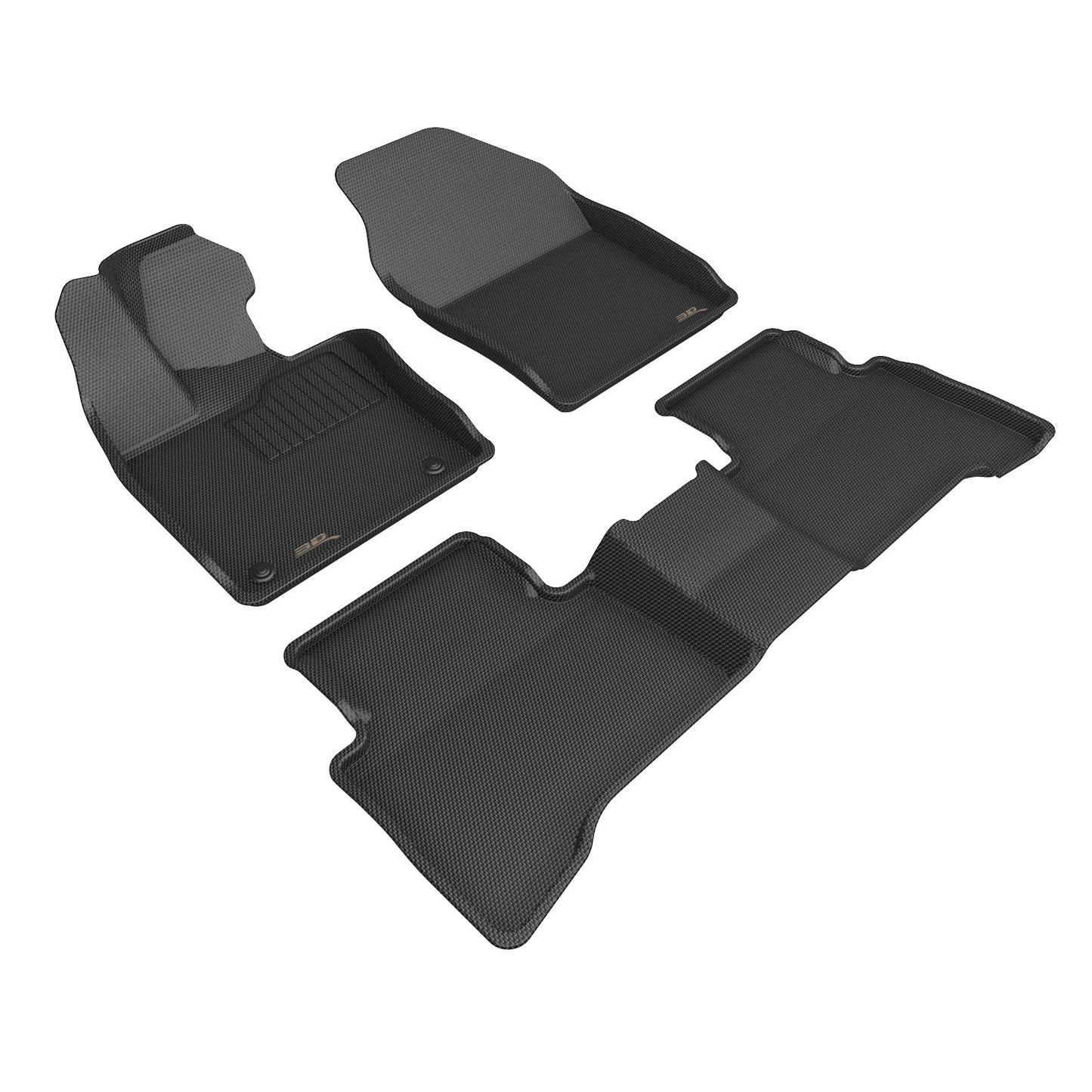3D MAXider  L1TY305015092023 Toyota Prius Kagu Black Floor Mat - Row 1/2
