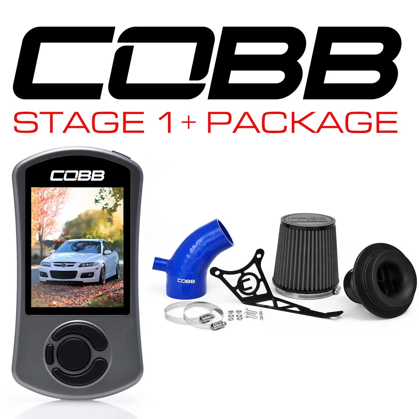 COBB 06-07 Mazdaspeed6 Stage 1+ Power Package - Blue MAZ000011P-BL COBB