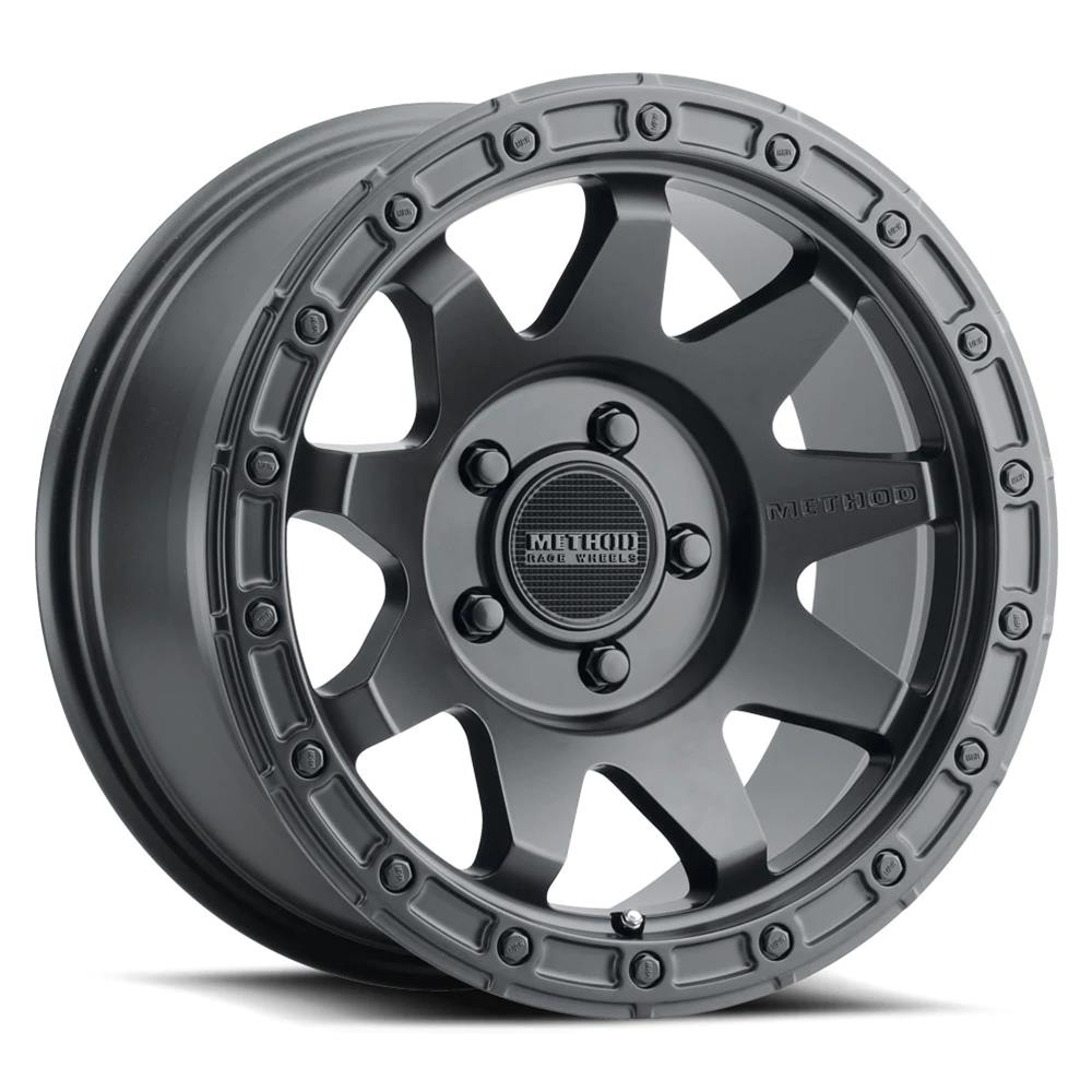 Method MR317 17x9 -12mm Offset 5x5 71.50mm CB Matte Black Wheel