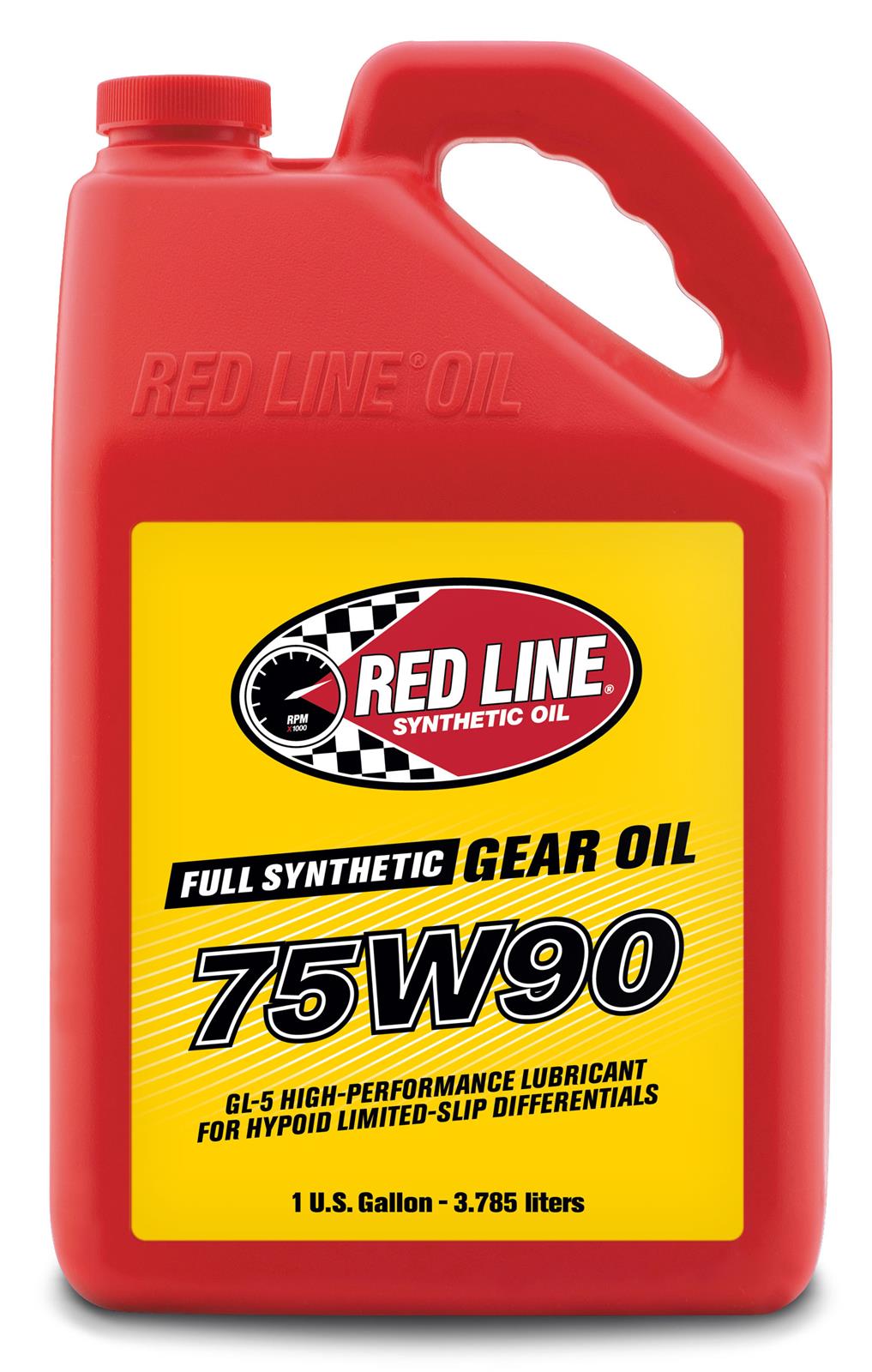 Red Line 57905 75W‑90 Full Synthetic GL‑5 Gear Oil – 1 Gallon Red Line