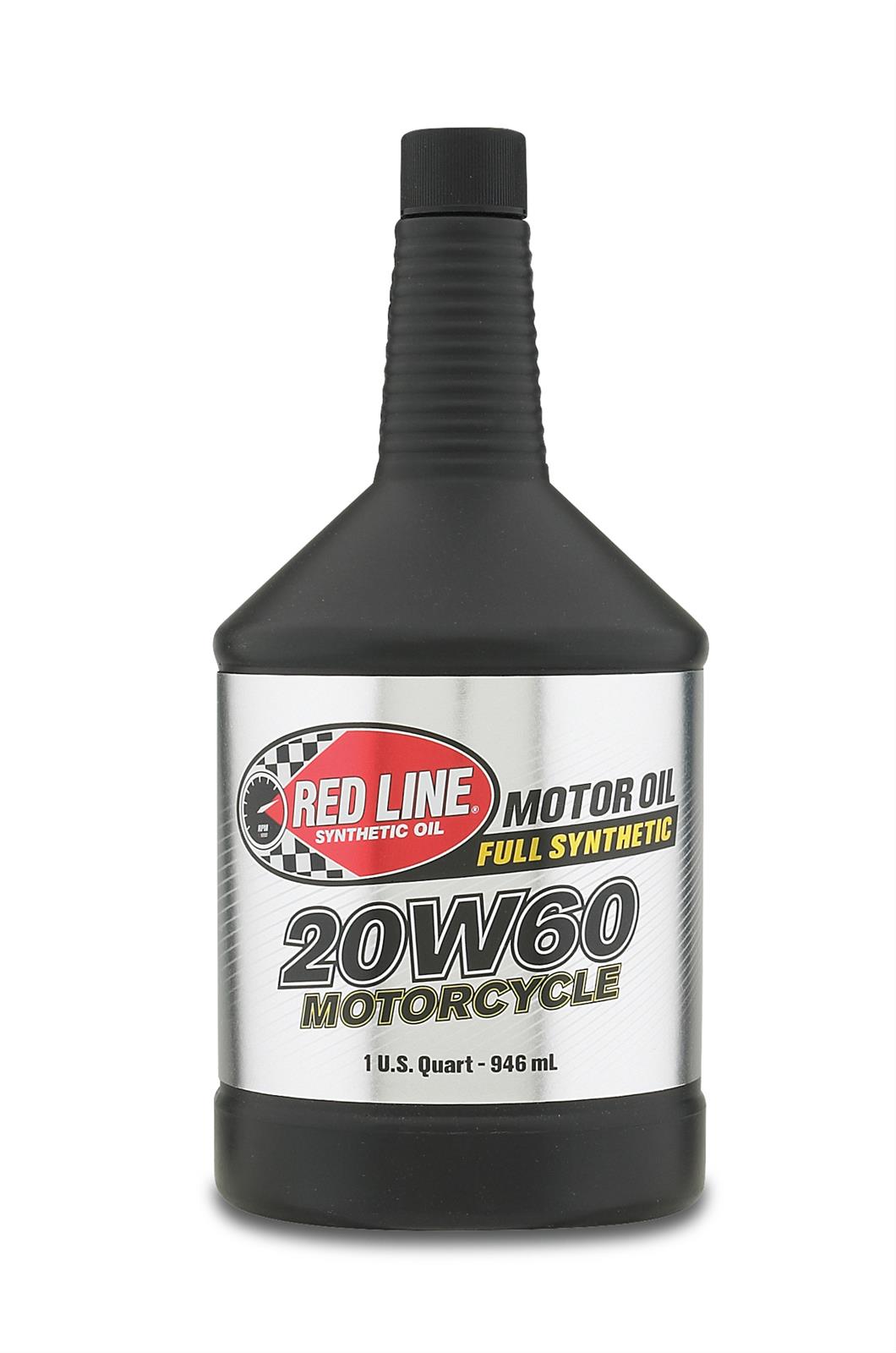 Red Line 12604 20W‑60 Full Synthetic Motorcycle Oil – 1 Quart Red Line