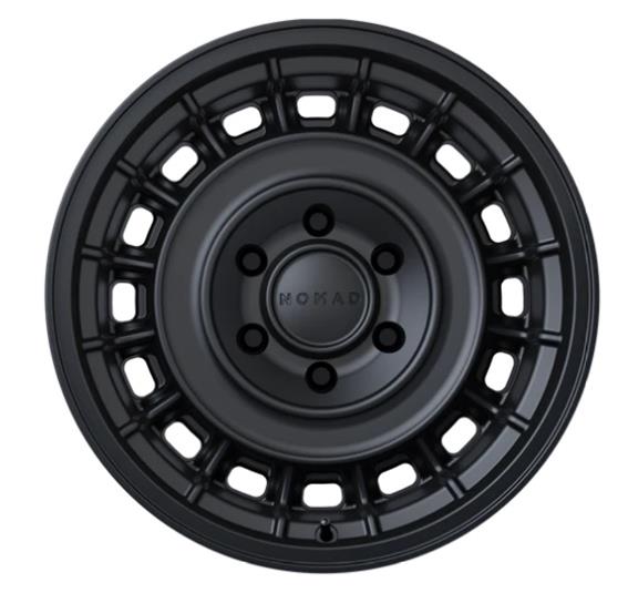 Nomad N502SB Arvo 16x8in / 6X139.7 BP / -10mm Offset / 106.1mm Bore - Satin Black