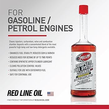 Red Line 60103 SI‑1 Complete Fuel System Cleaner – 15 oz Red Line