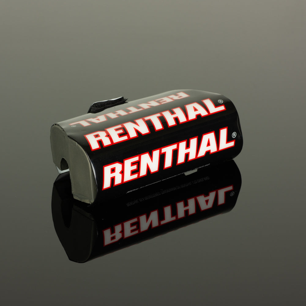 Renthal Trials Fat Bar Pad - Black/Red