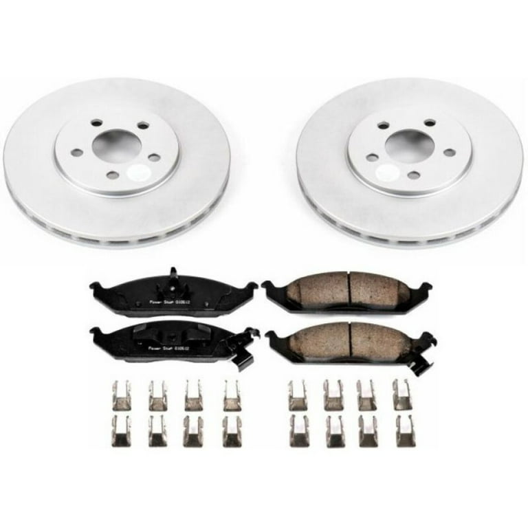 Power Stop 95-00 Chrysler Cirrus Front & Rear Z17 Evolution Geomet Coated Brake Kit