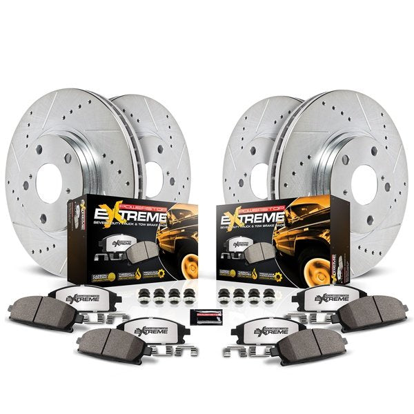 Power Stop 92-99 Jeep Cherokee Front & Rear Autospecialty Brake Kit