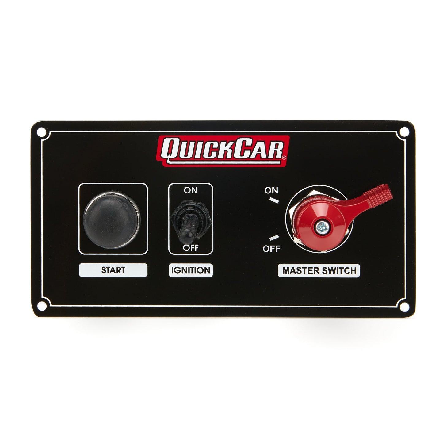 Ignition Panel w/ MSD & 1 Acc. Switch QUICKCAR RACING PRODUCTS