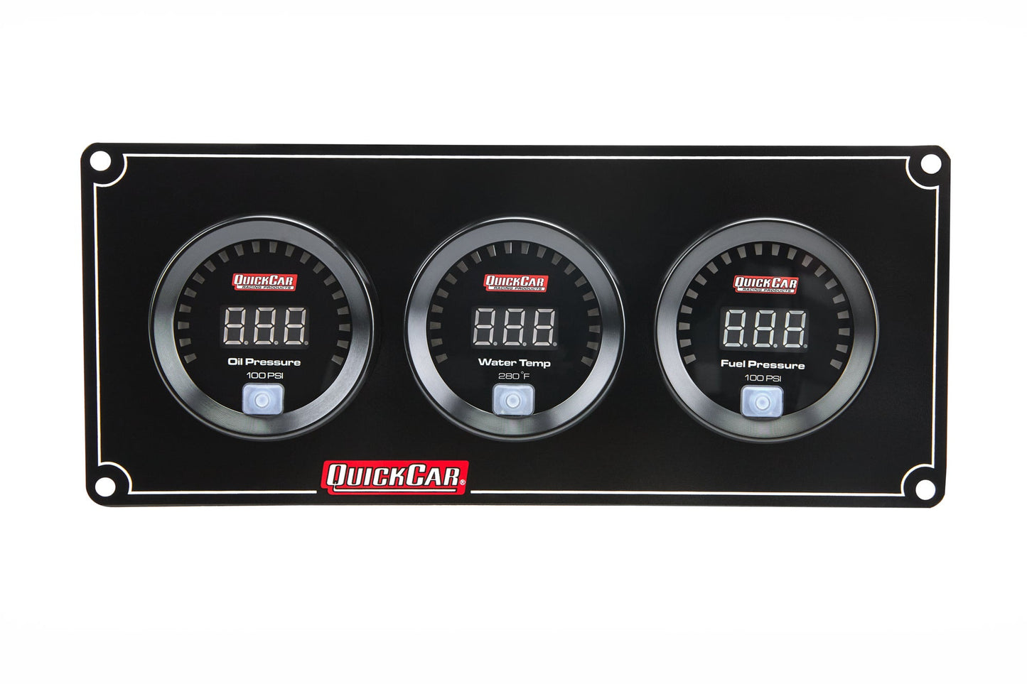 Digital 3 Gauge Panel OP /WT/FP100 QUICKCAR RACING PRODUCTS