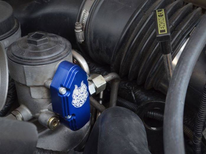 Sinister Diesel Blue Spring Kit with Billet Spring Housing for 2003-2007 Ford Powerstroke 6.0L Sinister Diesel