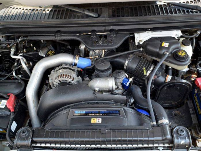 Sinister Diesel Blue Spring Kit with Billet Spring Housing for 2003-2007 Ford Powerstroke 6.0L Sinister Diesel