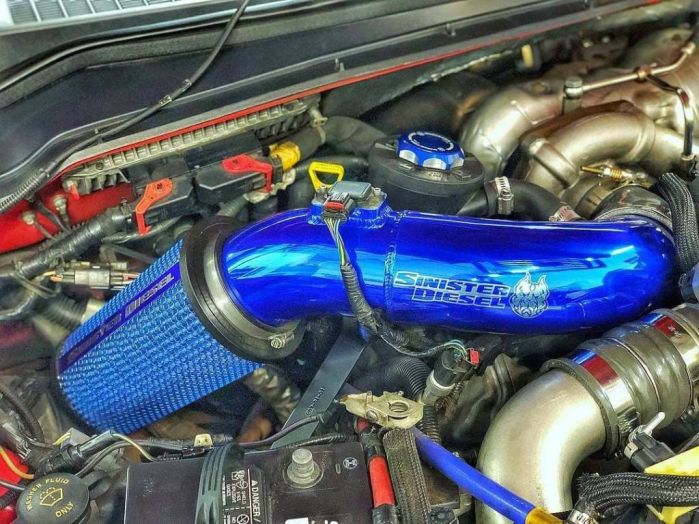 Sinister Diesel Cold Air Intake for 2008-2010 Ford Powerstroke 6.4L Sinister Diesel
