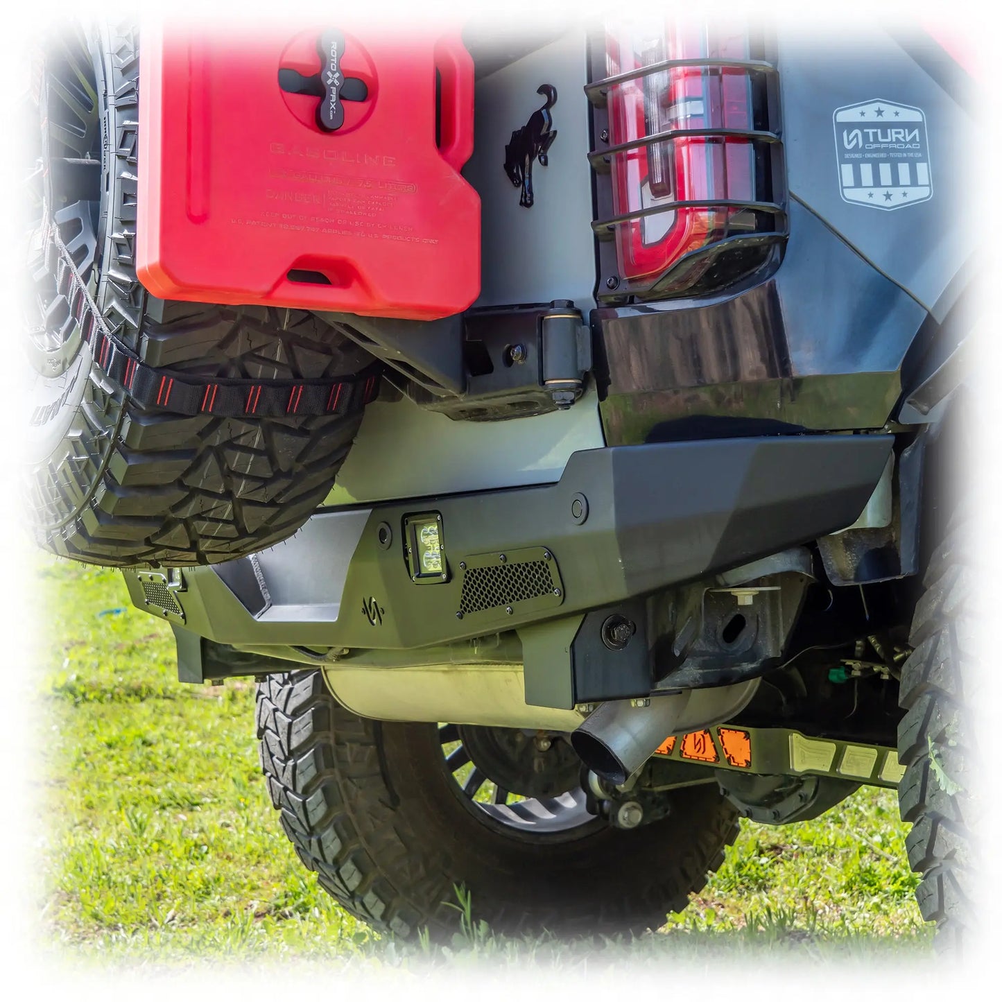 Turn Offroad 2021+ Ford Bronco Hyperlyte Rear Bumper Turn Offroad