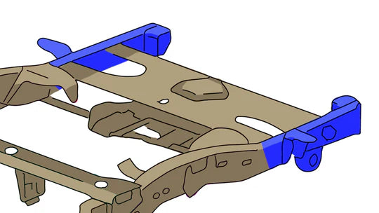 Rust Buster Rear Frame Repair Kit for 2004-2012 Colorado/Canyon - Left - RB7501L