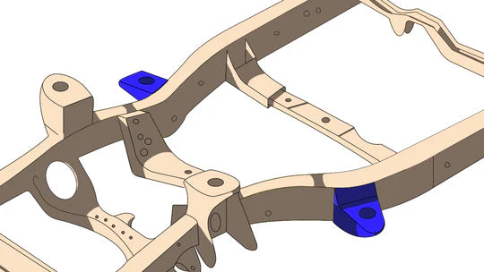 Rust Buster Front Body Frame Mount for 4Runner FJ Cruiser GX470 - Right - RB8429R