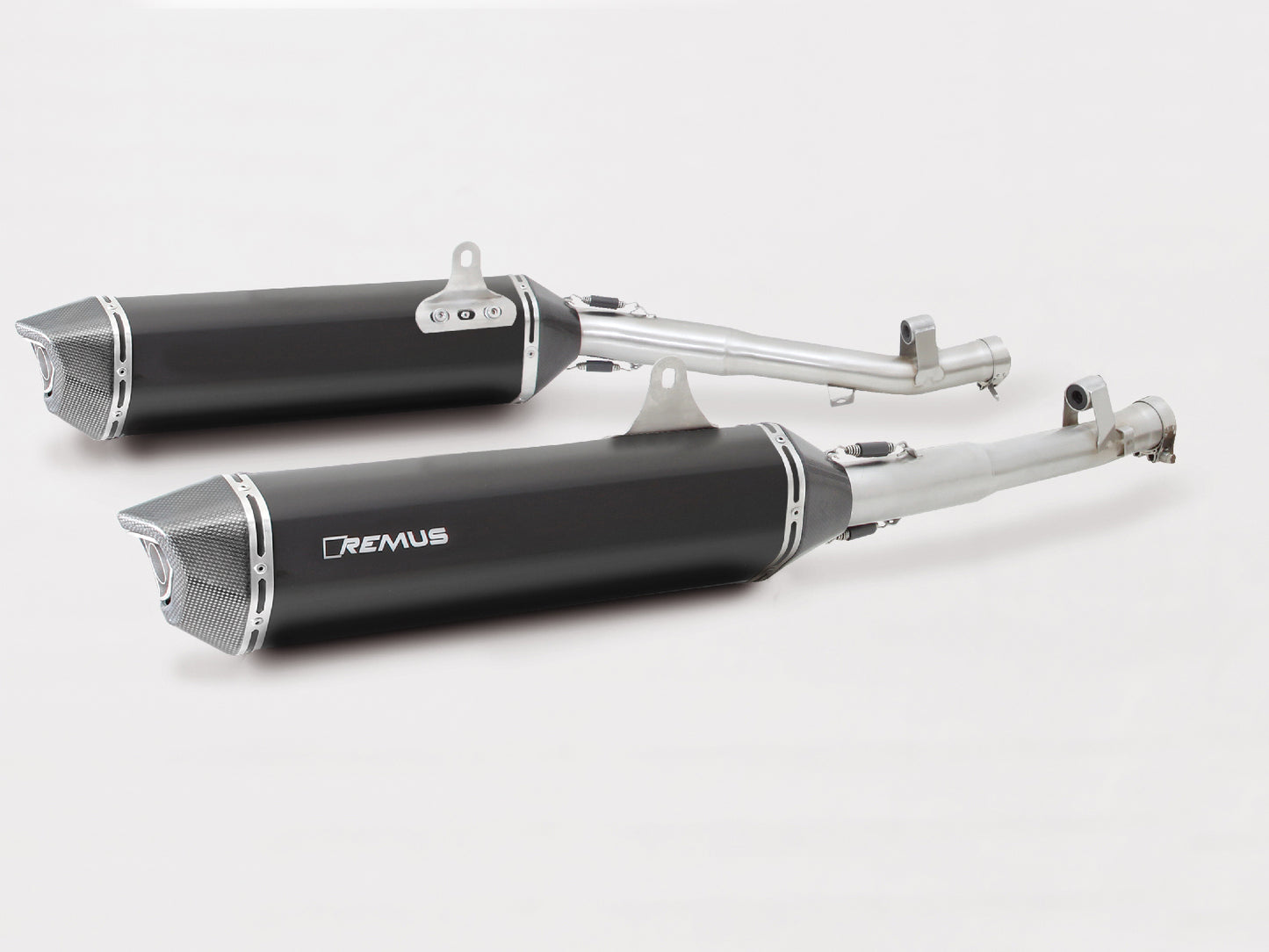 Remus 2021+ BMW K1600 GT Black Hawk Right Muffler - Black Stainless Steel