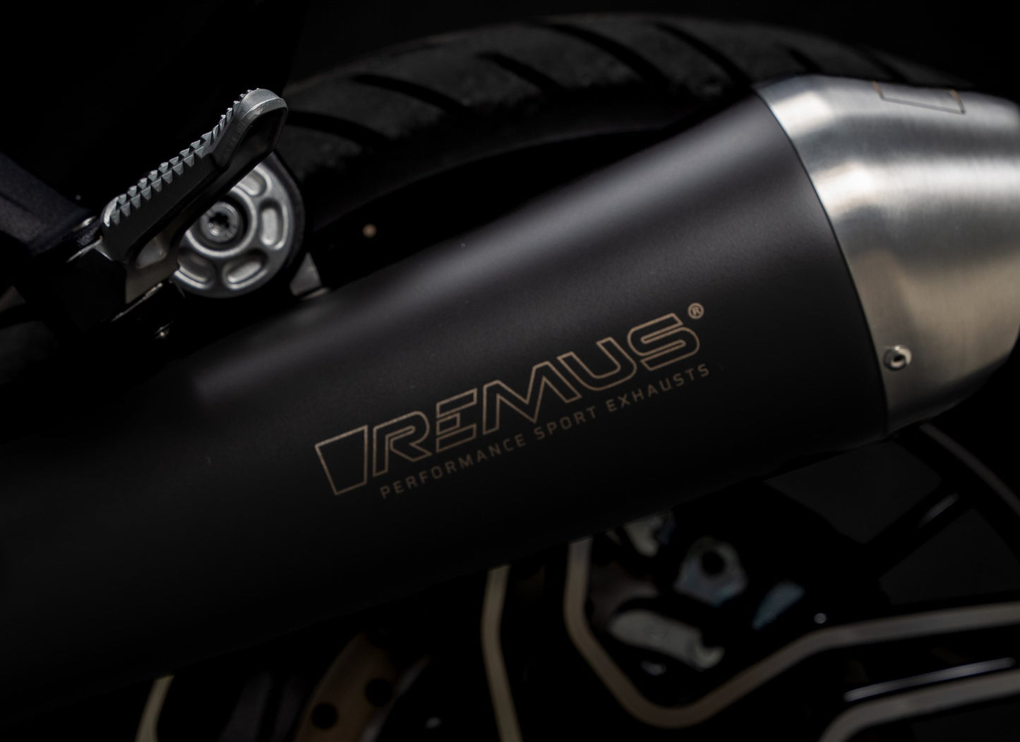 Remus 2024 BMW R 12 / R 12 nineT Stainless Steel Powercone - Black