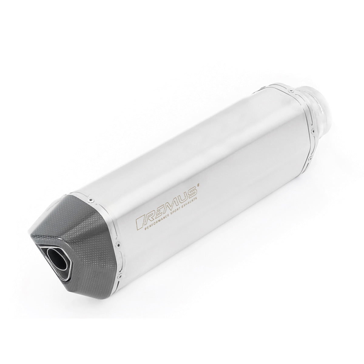 Remus 2019 Yamaha Tenere 700 Black Hawk Stainless Steel Slip On w/Connection Tube