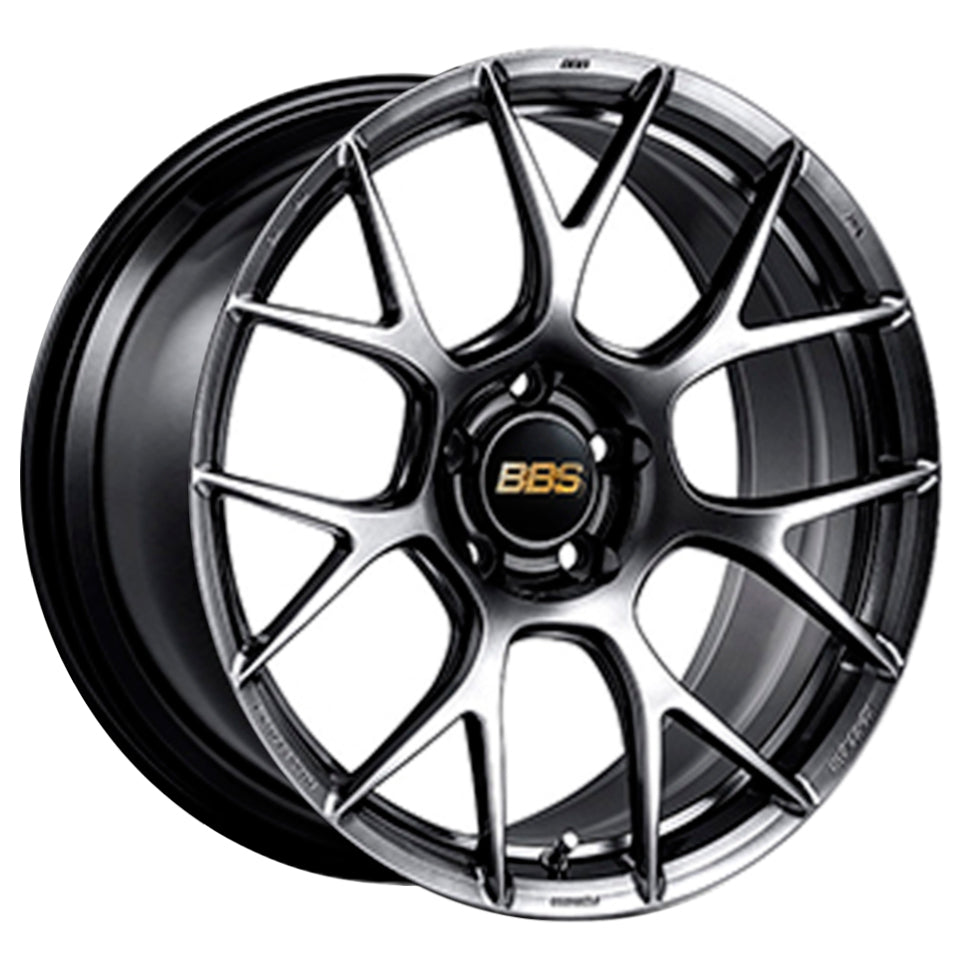 BBS RE-V7 18x10.5 5x114.3 ET15 Diamond Black Wheel -82mm PFS/Clip Required REV7032DB