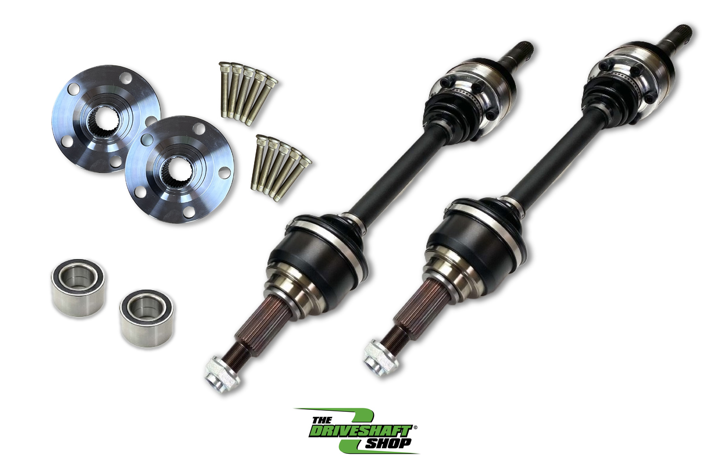 DSS 86-92 Mazda RX-7 Turbo II w/ Cobra 8.8 Rear Pro-Level Axle/Hub Kit - MZFD46-V2