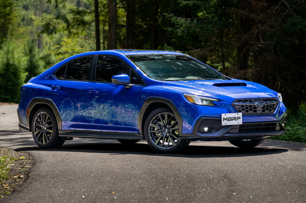 MBRP 2022-2023 Subaru WRX 3-INCH CAT-BACK EXHAUST QUAD REAR EXIT, RACE PROFILE MBRP