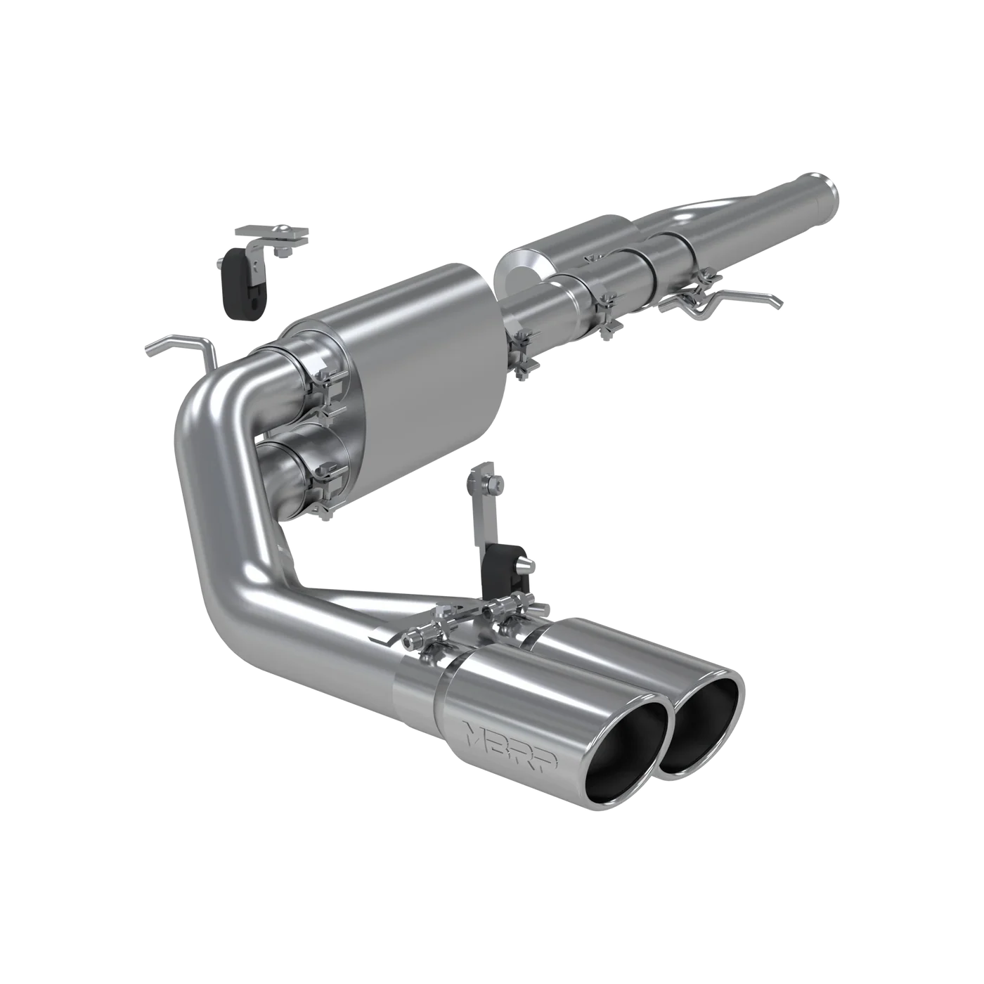 MBRP S5081AL 3-Inch Cat-Back Exhaust Race Profile Dual Pre-Axle Exit – Silverado Sierra 1500