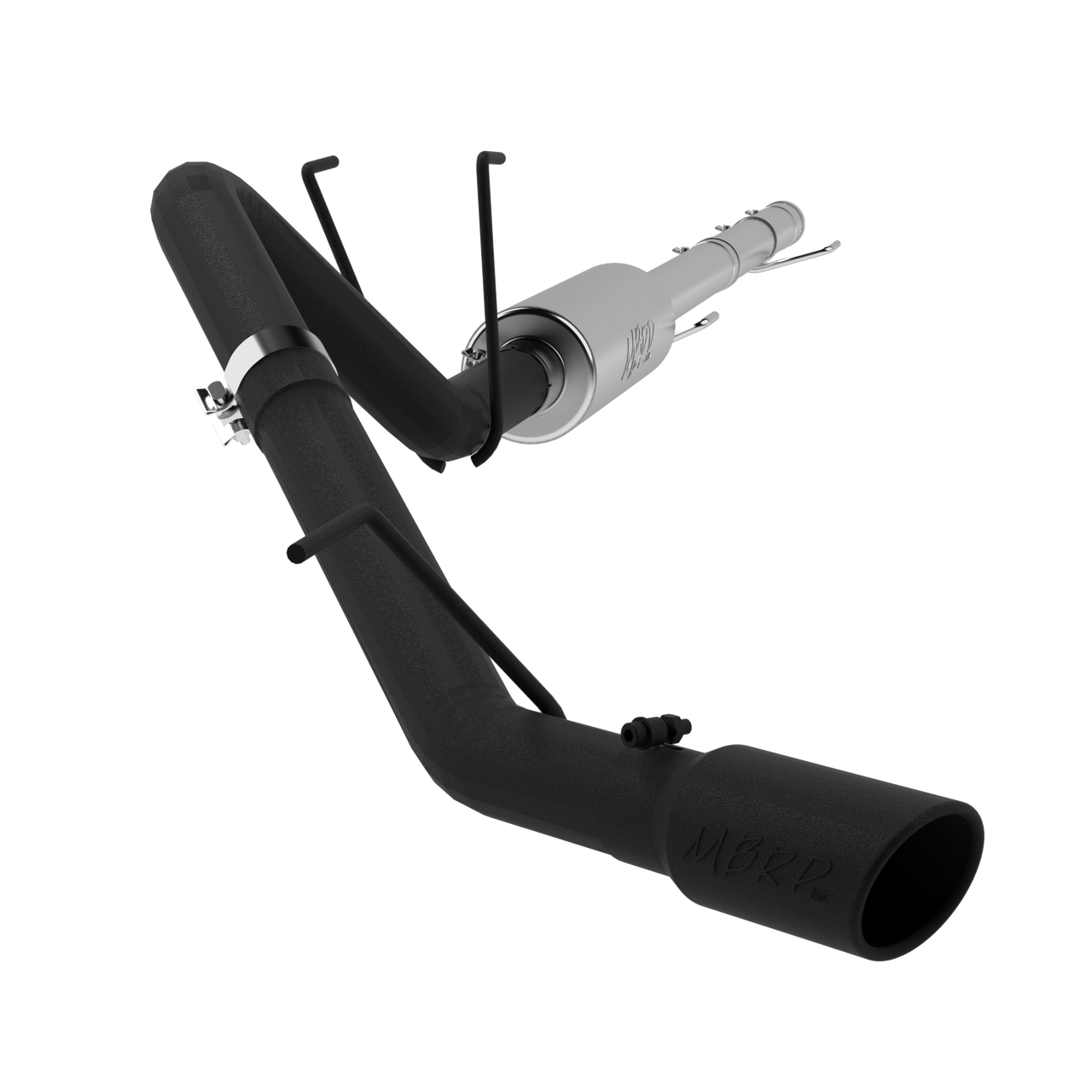 MBRP 3" Cat Back, Single Side, Black Coated, 2009-2023 Dodge Ram 1500 5.7L/4.7L Hemi MBRP