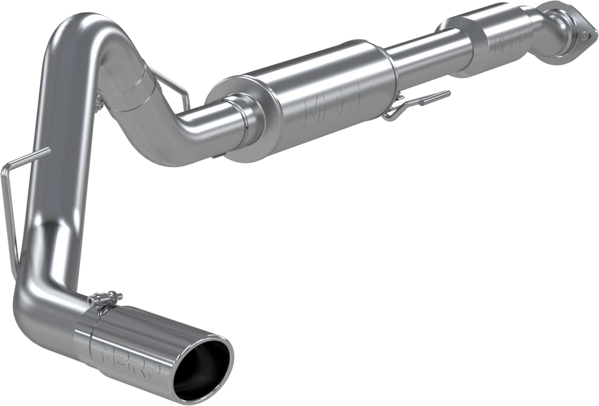 MBRP 11-12 Ford F150 SVT Raptor 6.2L EC-SB/CC-SB 3.5in Cat Back Single Exit Alum Exhaust System
