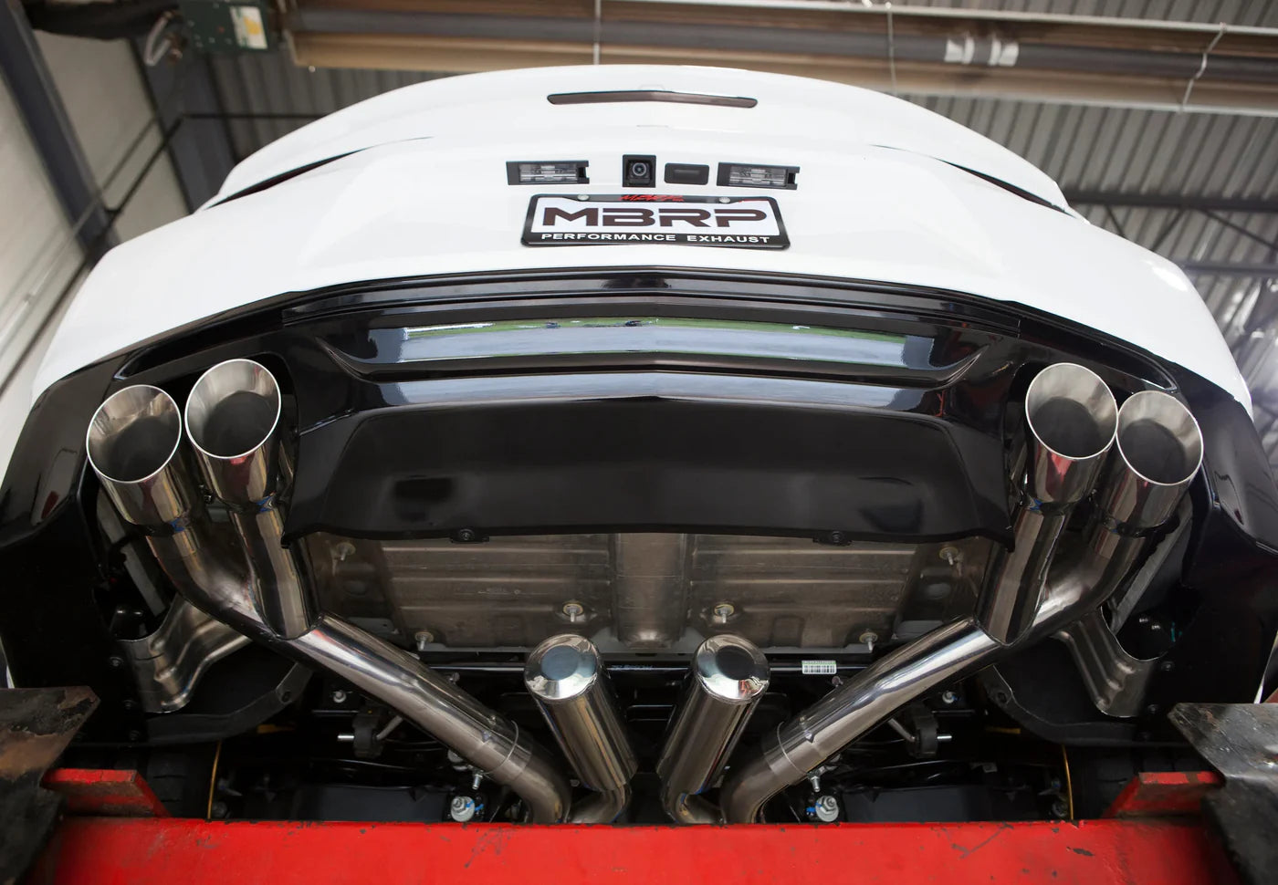 MBRP S7033409 3" ARMOR Plus Cat-Back Exhaust – Race Profile | 2016–2024 Camaro & ZL1