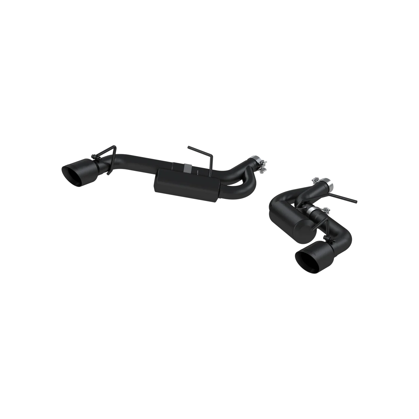 MBRP S7038BLK 2.5" ARMOR BLK Axle-Back Exhaust – Race Profile | 2016–2024 Camaro 2.0T / 3.6L