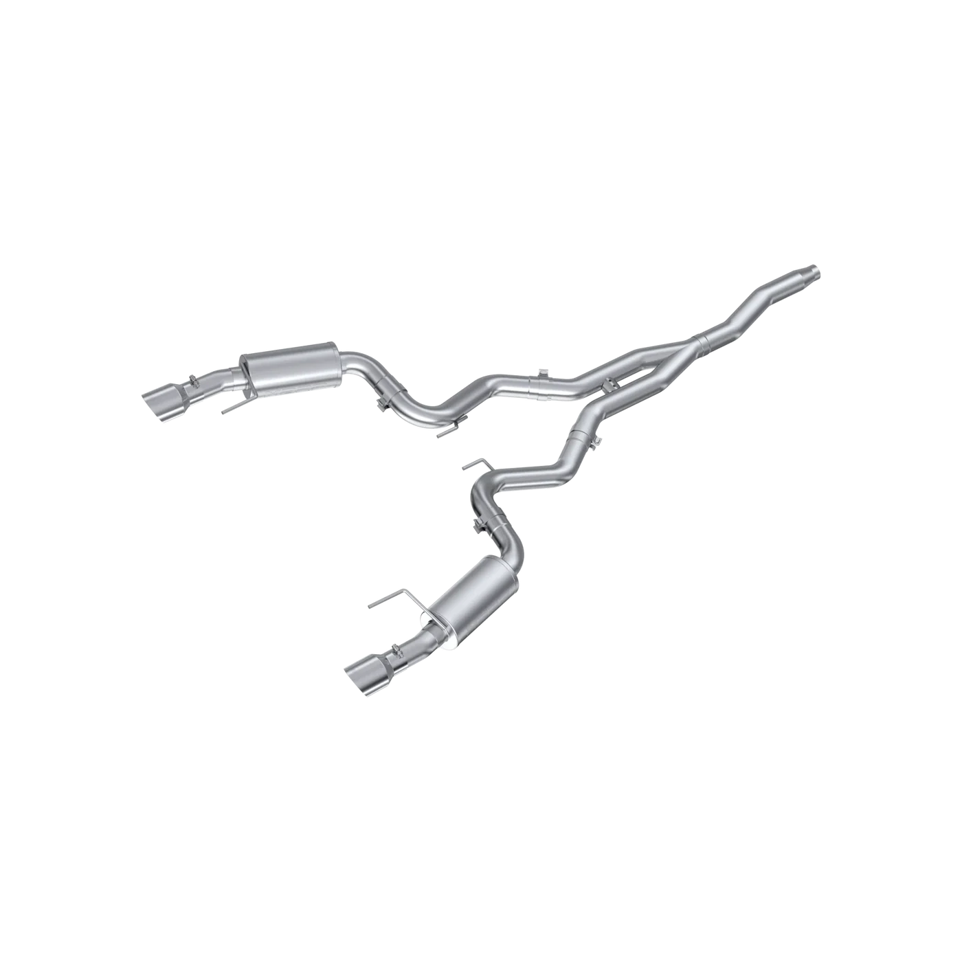 MBRP S7274409 – ARMOR Plus Cat-Back Exhaust for 2015–2026 Ford Mustang EcoBoost 2.3L (Street Profile, Polished Dual Wall Tips)