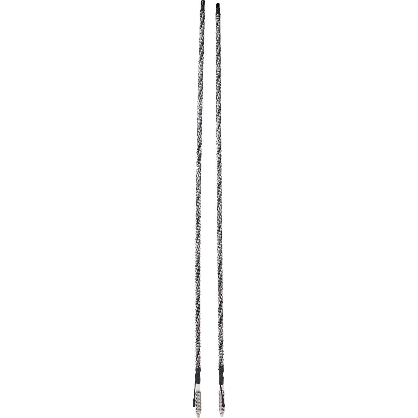 Whip It 5Ft Blk Rgb Light Rod Set