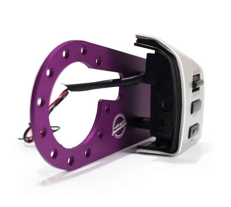 NRG Steering Wheel 350Z Cruise Control Relocation Kit - Purple - STR-500PP-350Z