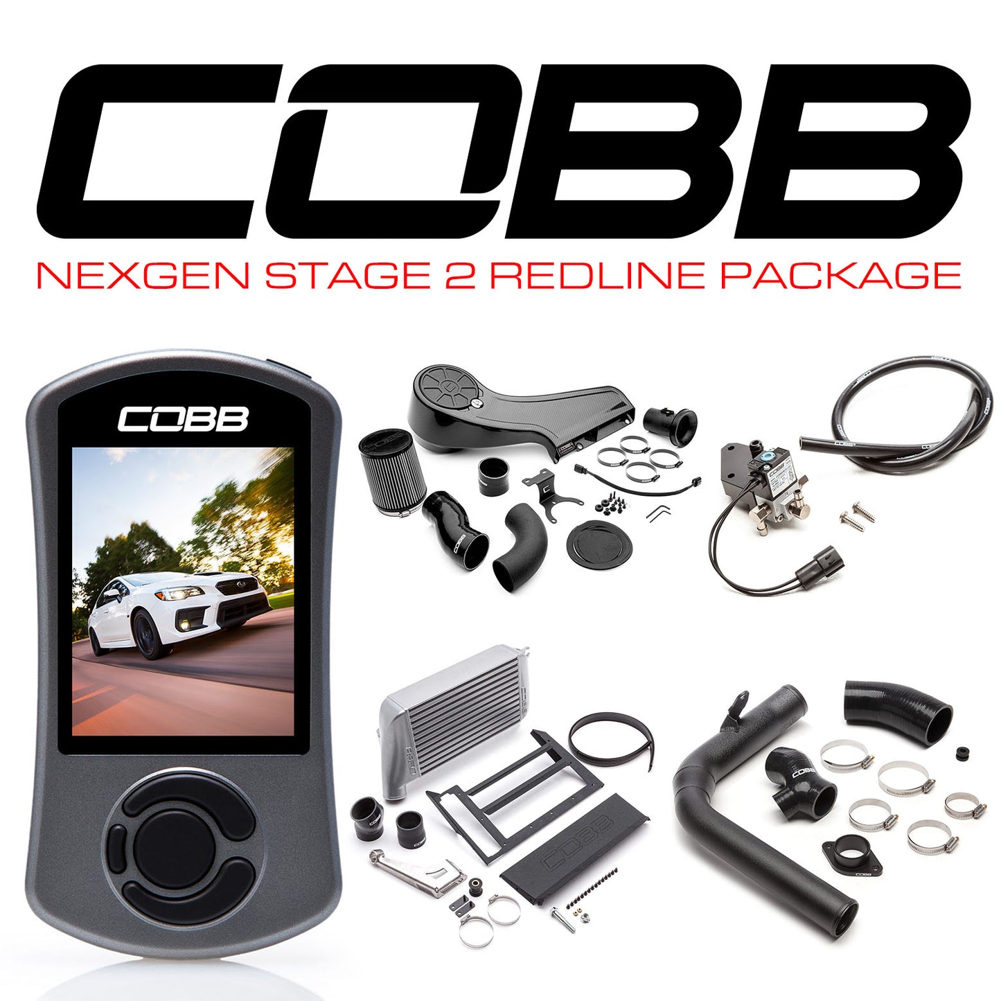 Cobb 15-21 Subaru WRX NexGen Stage 2 Power Package - Silver - SUB004NG2W-SL