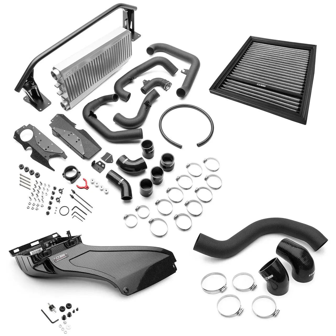 COBB 2022+ Subaru WRX FMIC + Redline Intake Package - Silver SUB006FMICRED-SL COBB