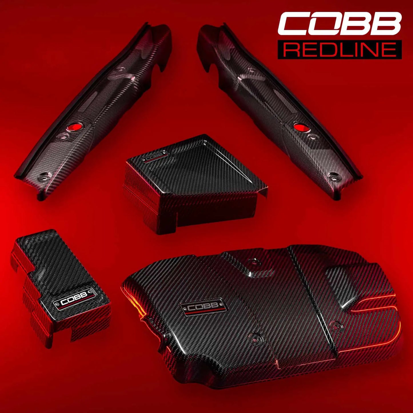 COBB Redline Engine Covers SUB006REDED COBB