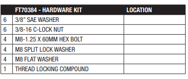Fabtech 2024 Toyota Tacoma 4WD (Ex. TRD Pro Models) Rear Coil Spacer Kit