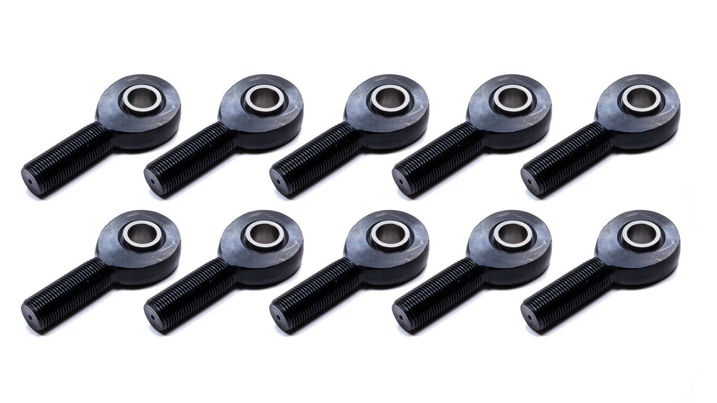 Rod End Alum RH Male Blk 1/2ID x 5/8 Thread 10pk Ti22 PERFORMANCE