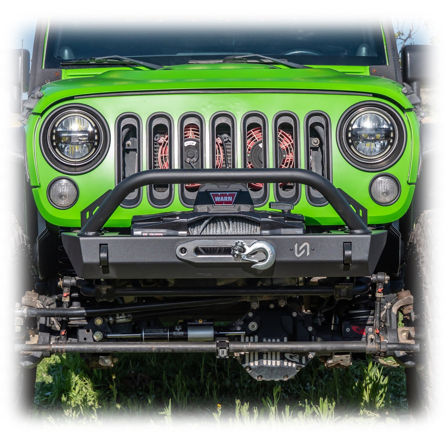 Turn Offroad 2007+ Jeep JK/JL/JT Front Bumper (Frame Cut)