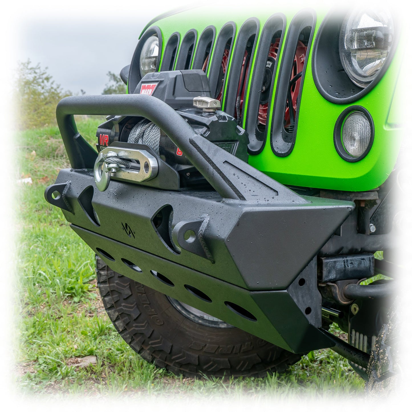 Turn Offroad 2007+ Jeep JK/JL/JT Front Bumper W/Skid Plate
