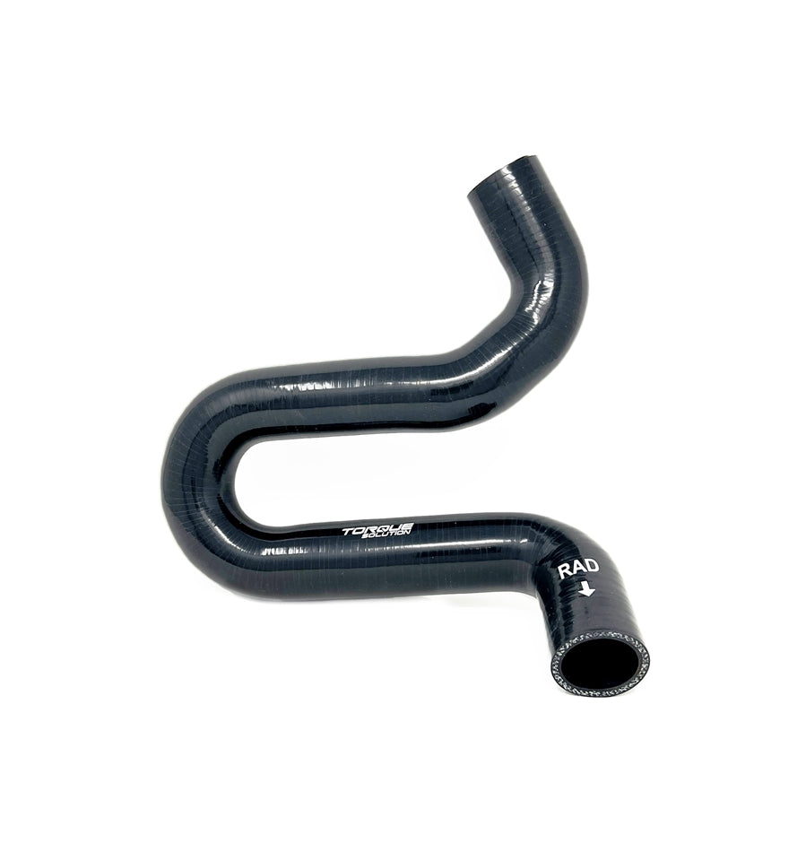 Torque Solution 2015+ Ford Mustang GT S550 Lower Radiator Hose  / OEM Oil Cooler Delete Kit - Black