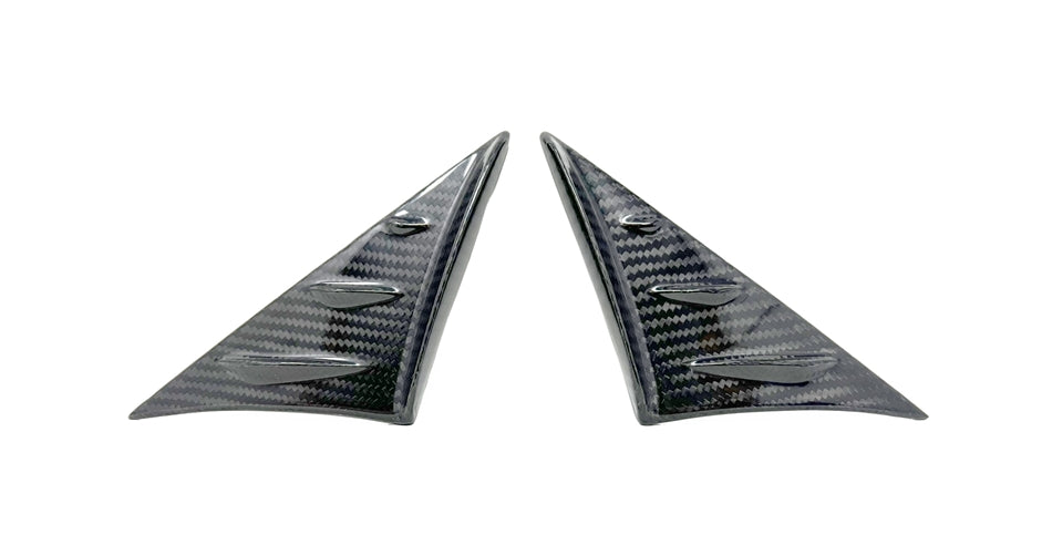 Torque Solution Anti-Buffeting Wind Deflectors for 2020+ Toyota GR Supra MKV A90/A91 - TS-GR-693