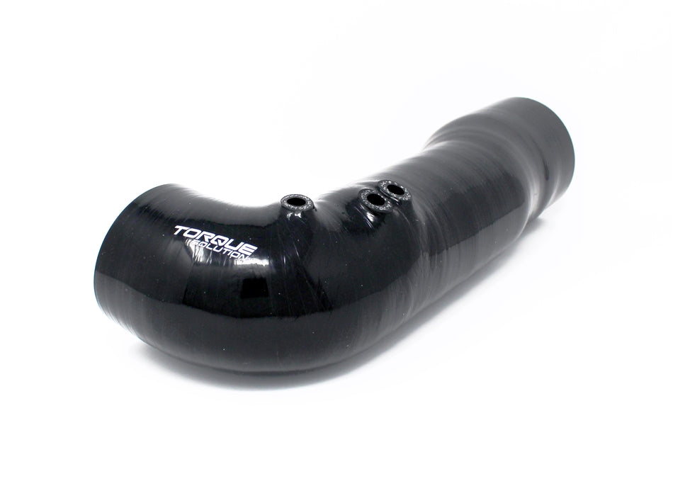 Torque Solution Turbo Inlet Hose (Non-Recirculated) Black 04-20 Subaru STI w/ 3.3in/84mm FP Turbo Torque Solution