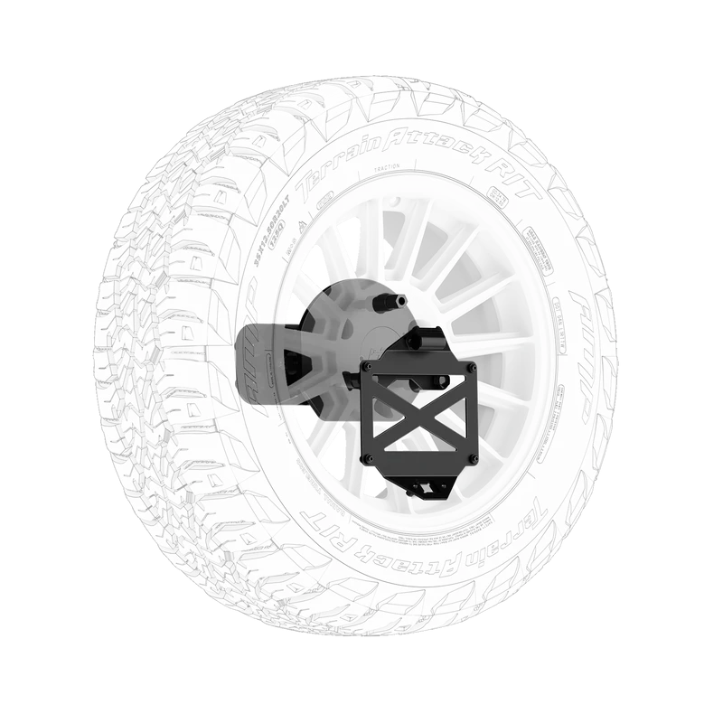 16-23 Toyota Tacoma/10-24 4Runner Pro Series II Tire Carrier W/ License Plate Holder