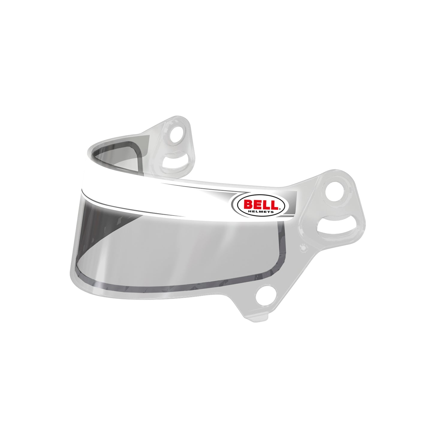 Bell Visor Strip - White 2150001